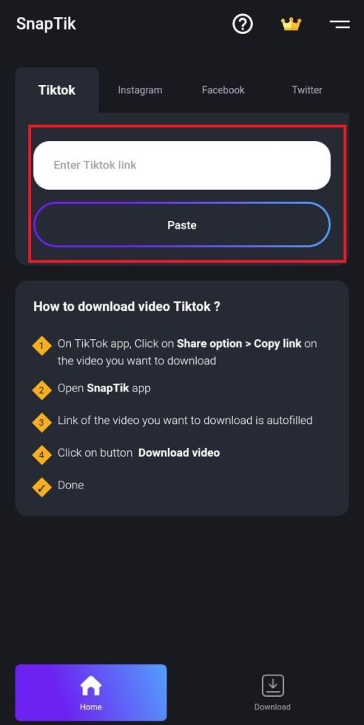 Cara Menggunakan Snaptik TikTok - image 1