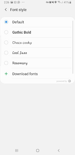 Mengubah Font di HP Android Samsung Tanpa Aplikasi - image 4