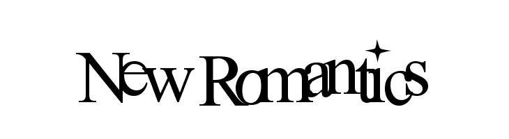 New Romantics - 30 Font Keren Terbaru untuk Website agar Lebih Aesthetic