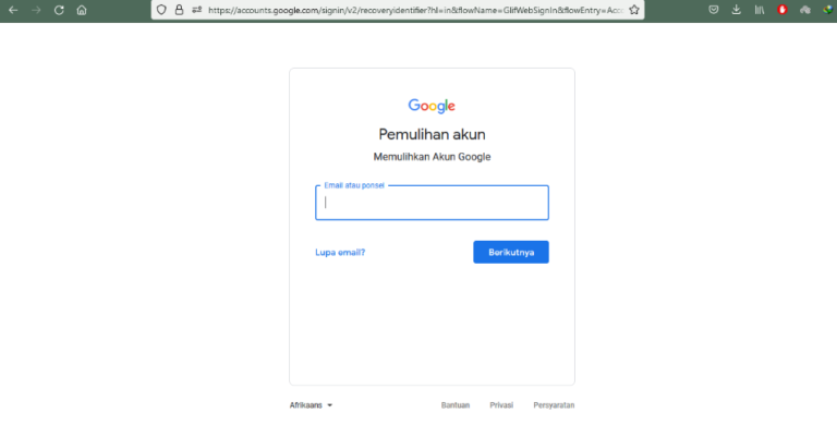 Cara Pemulihan Akun Google Yang Terkunci Dengan Mudah