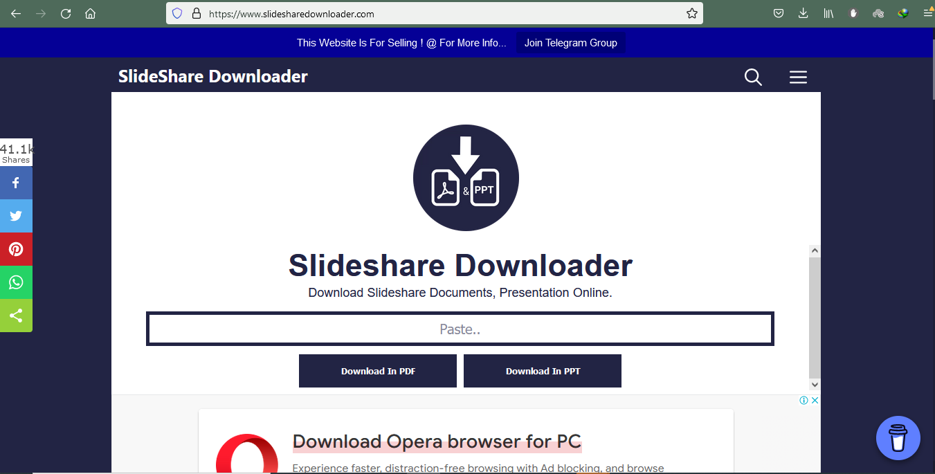 Cara Download Slideshare Gratis Melalui Slideshare Downloader