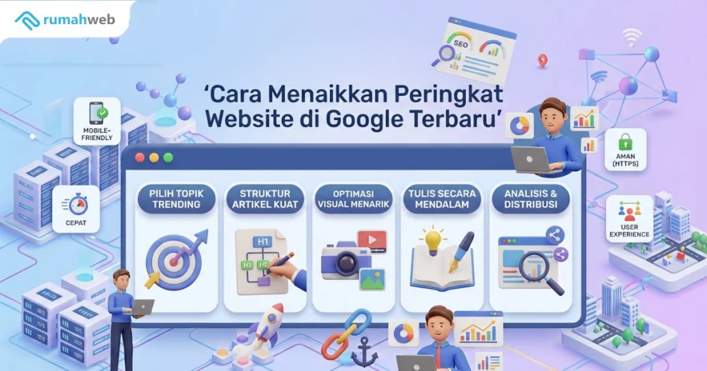 Banner - Cara Menaikkan Peringkat Website di Google