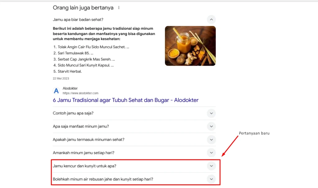 variasi keyword Google Search