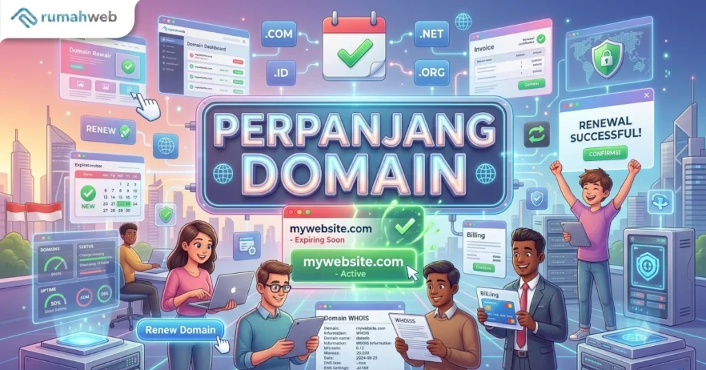 Banner - cara perpanjang domain