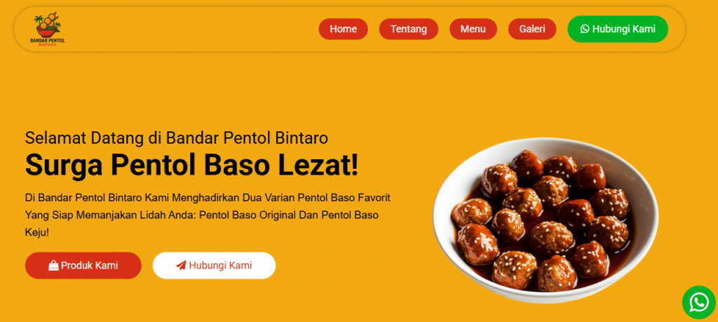 Contoh Web Statis Populer  - Bisnis