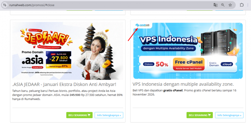 landing page