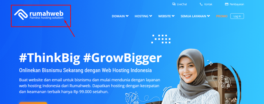 header website