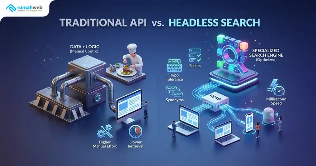 Banner Artikel - Headless Search vs API Tradisional