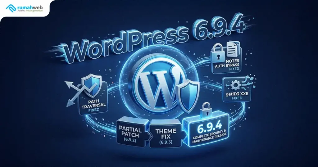 Banner Artikel - WordPress Rilis Versi 6.9.4