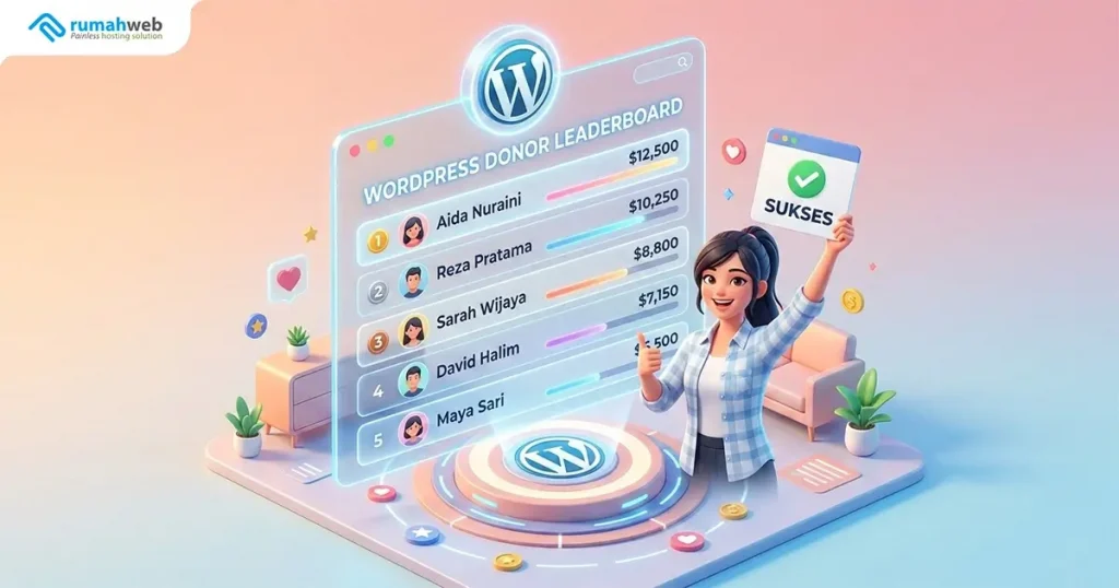 Banner Blog - Cara Membuat Donor Leaderboard di WordPress