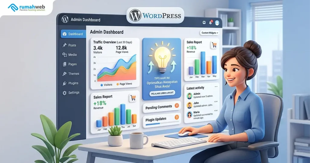Tips Membuat Dashboard Admin WordPress Lebih Profesional