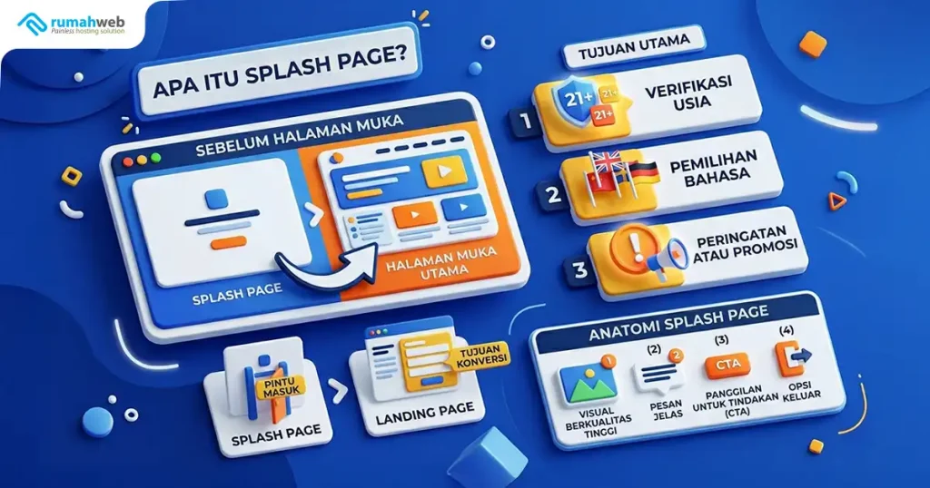 Banner Artikel - Apa Itu Splash Page adalah