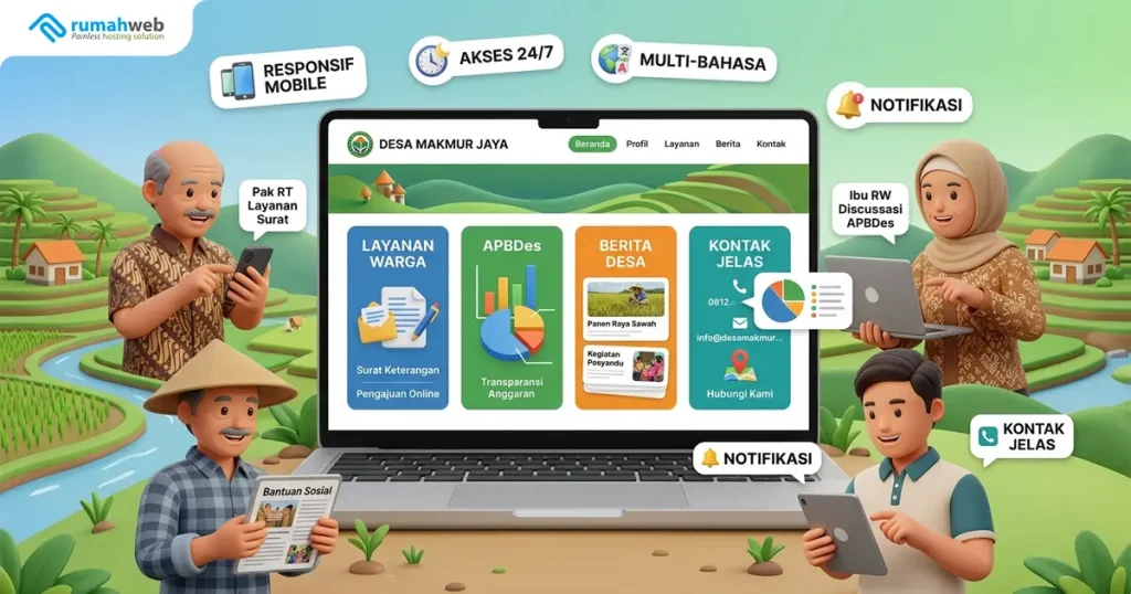 banner blog - Cara Membuat Website Desa dengan WordPress