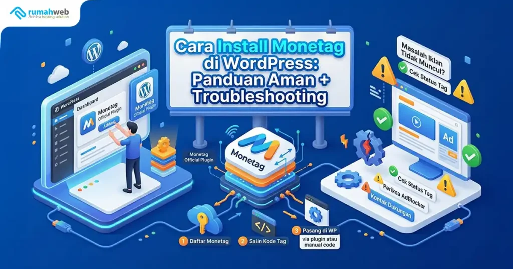 Banner Artikel - Cara Memasang Monetag di WordPress