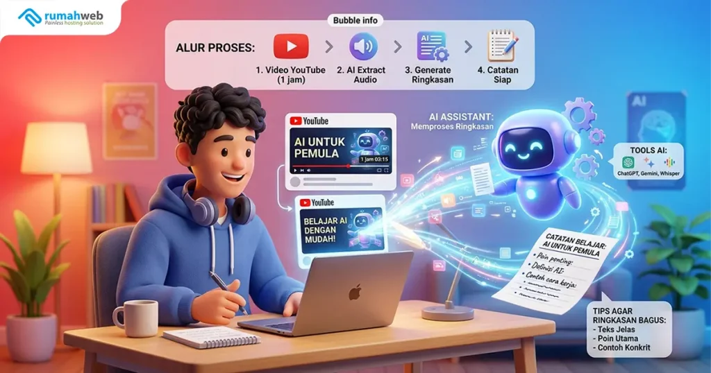 banner blog - Merangkum video YouTube Jadi Catatan