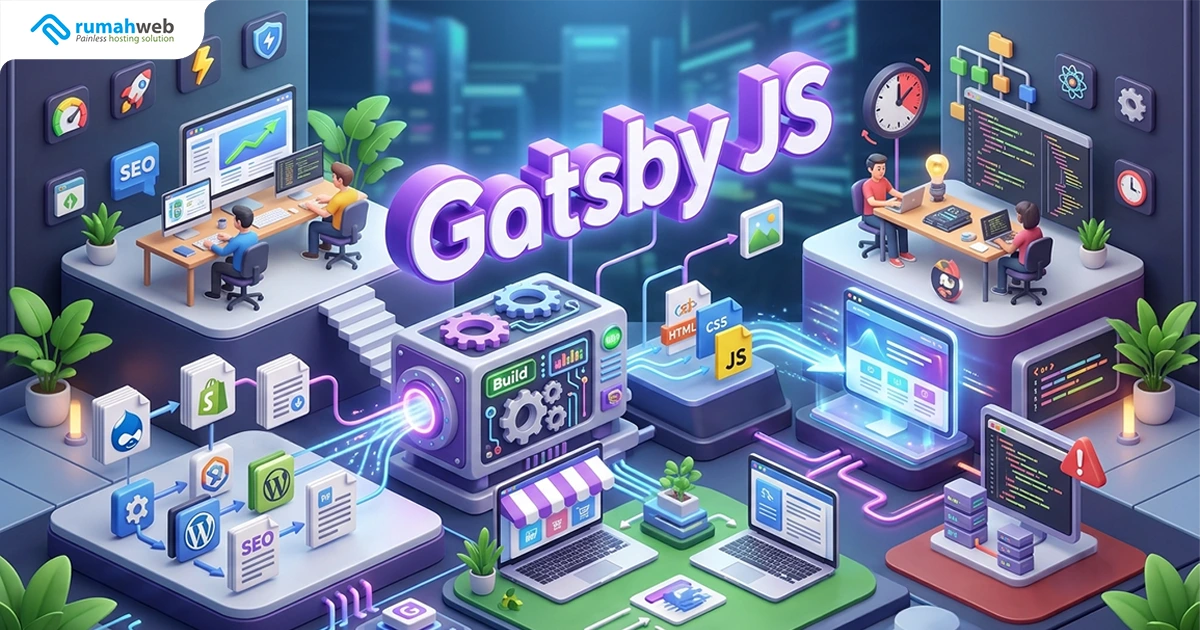banner blog - apa itu Gatsby JS adalah