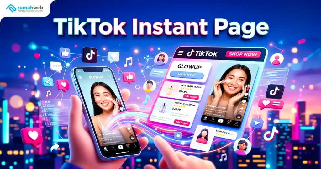 Banner Artikel - Cara Membuat TikTok Instant Page