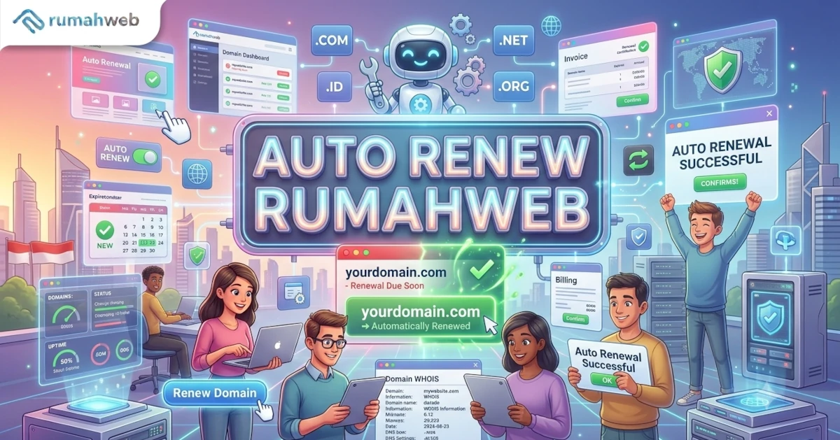 Banner - fitur auto renew di Rumahweb