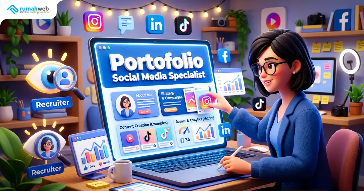 Banner Artikel - Cara Membuat Portofolio Social Media Specialist yang Dilirik Recruiter
