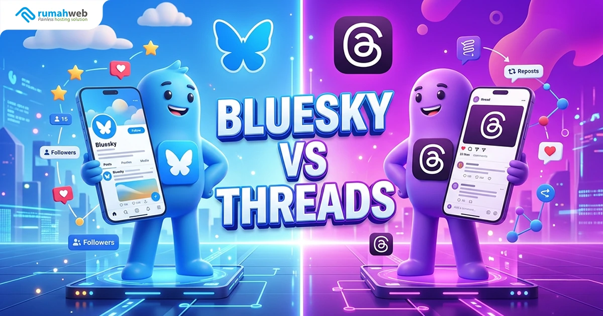 banner blog - Bluesky vs Threads