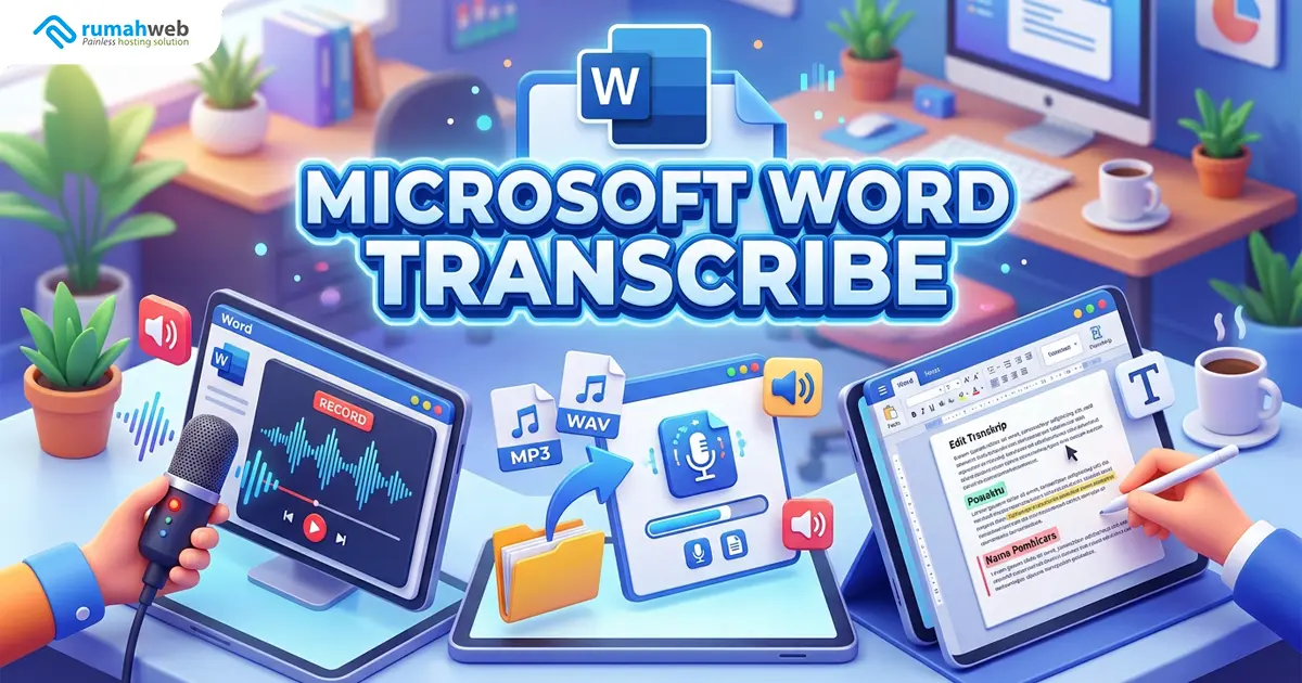 banner blog - Microsoft Word Transcribe Adalah