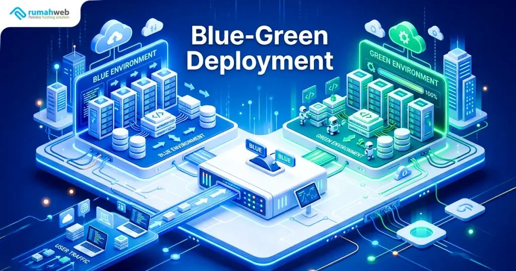 Banner Artikel - Blue‑Green Deployment Adalah