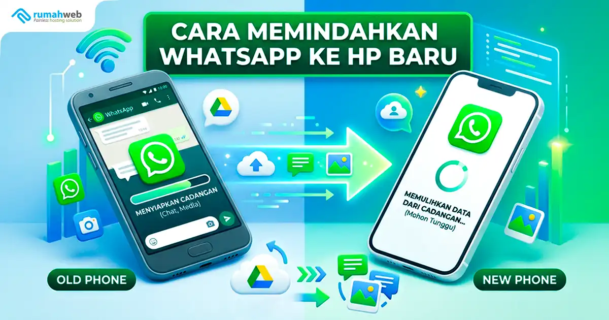 Banner Artikel - Cara Memindahkan WhatsApp ke HP Baru
