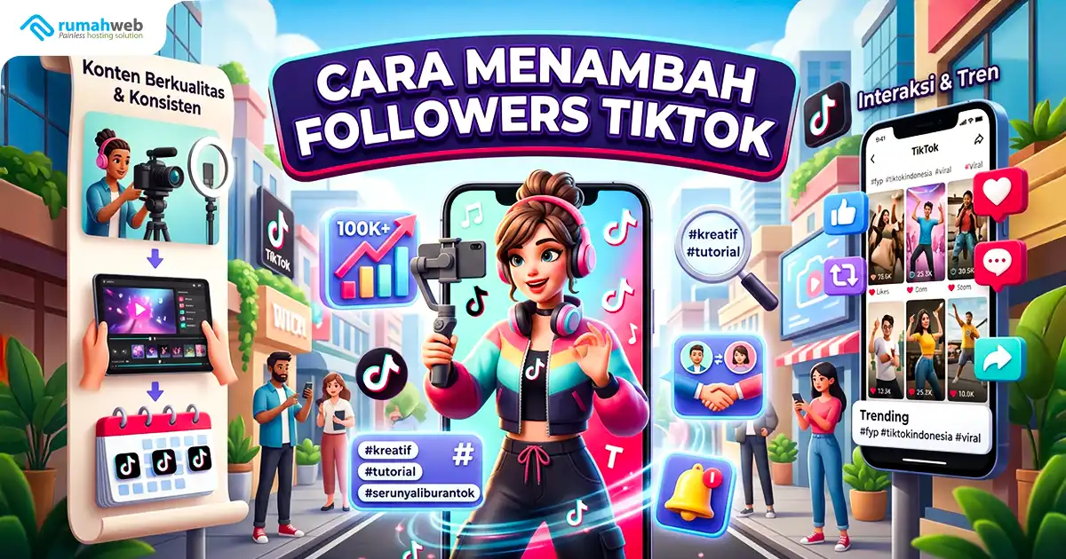 Banner Artikel - Cara Menambah Followers TikTok