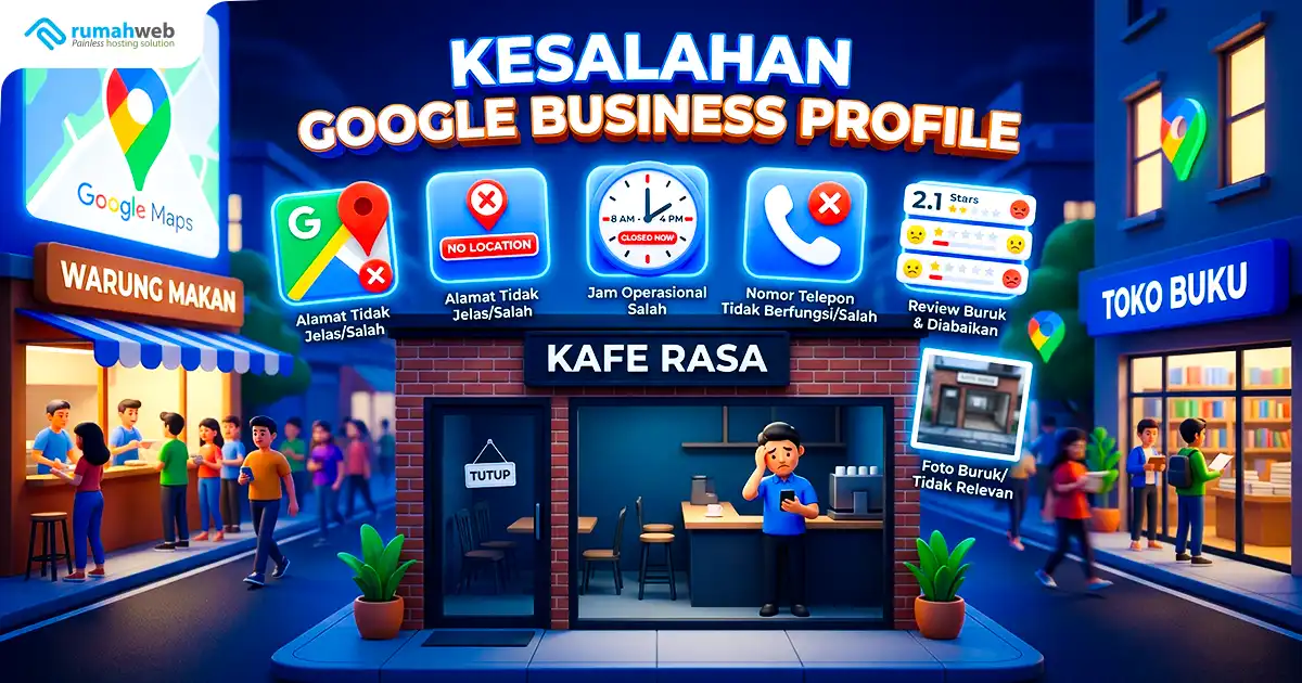 Banner Artikel - Kesalahan Google Business Profile