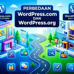 Banner Artikel - Perbedaan WordPress.com dan WordPress.org