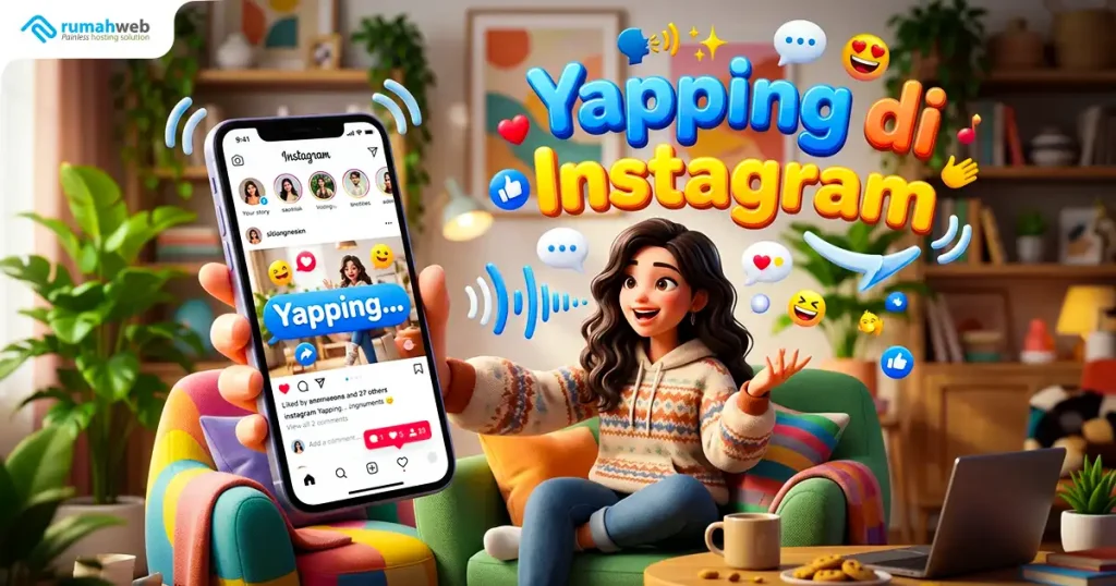 Banner Artikel - arti Yapping di Instagram