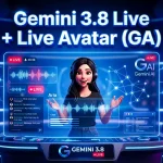 Banner - Gemini 3.8 Live dan Live Avatar