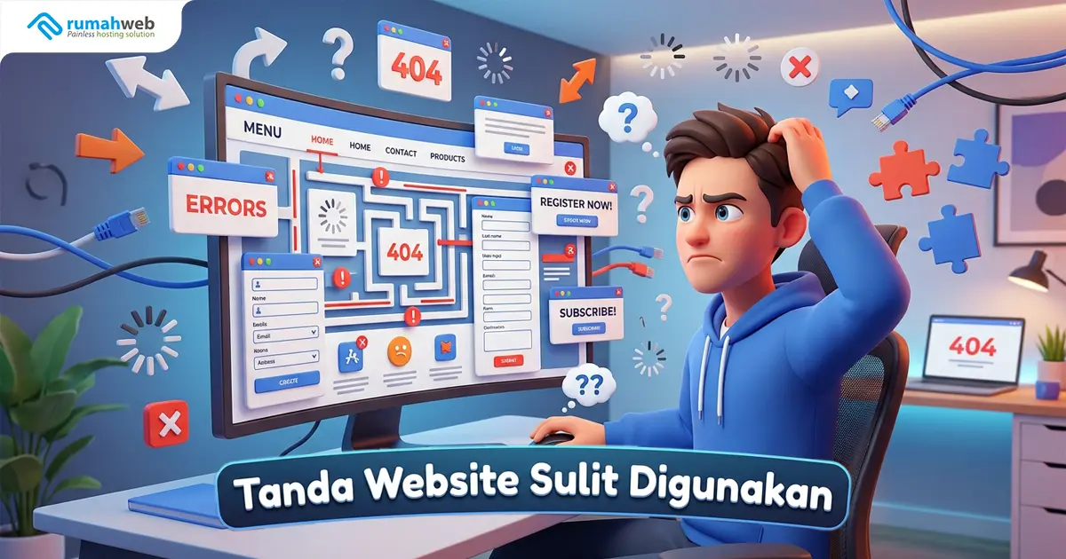 banner blog - Ciri Website dengan User Experience yang Buruk