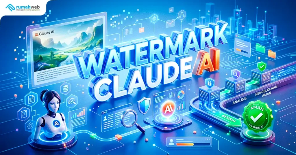 Banner Artikel - Claude AI Watermark adalah