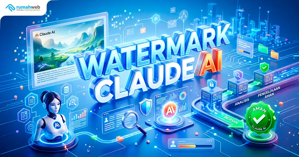 Banner Artikel - Claude AI Watermark adalah
