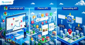 Banner Artikel - Perbedaan Maps JavaScript API, Places API, dan Geocoding API