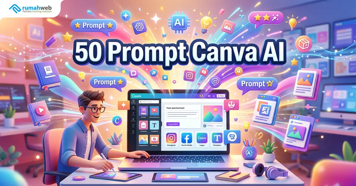 banner blog - 50 Prompt Canva AI untuk Membuat Desain Produk Digital