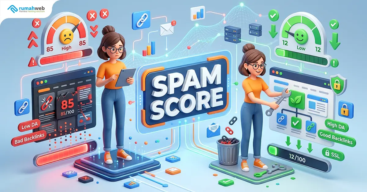 banner blog - Cara Cek Spam Score