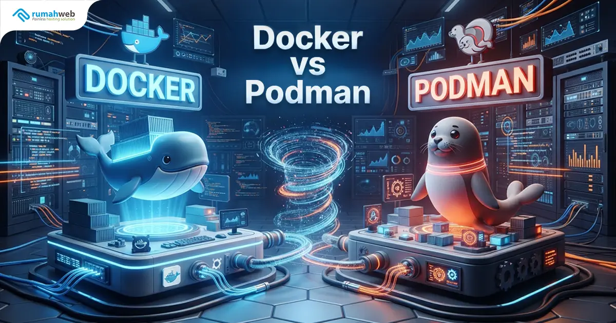 banner blog - Perbandingan Docker vs Podman